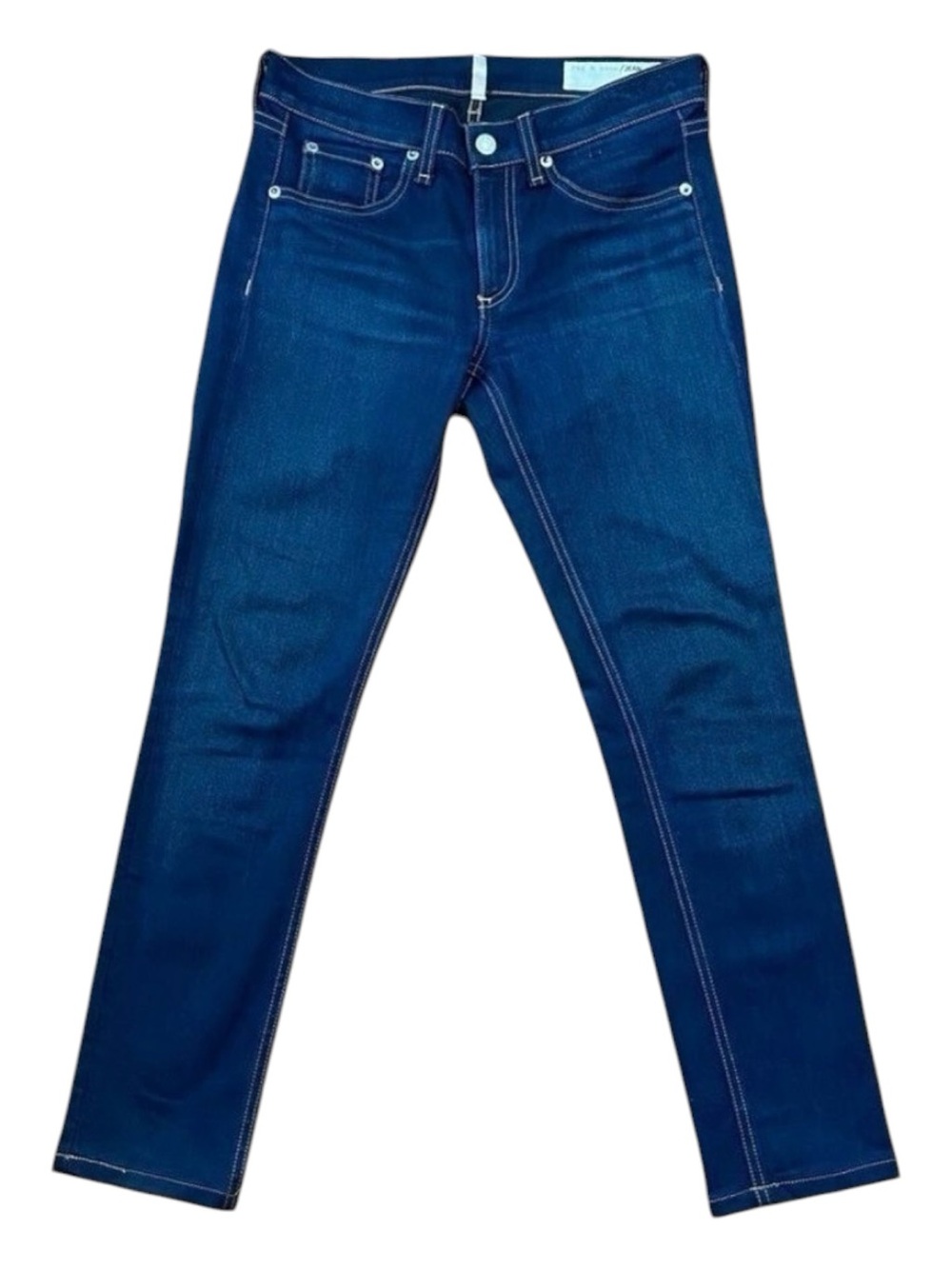 Rag & bone jeans skinny dark blue Bedford lightweight denim stretchy like new 27